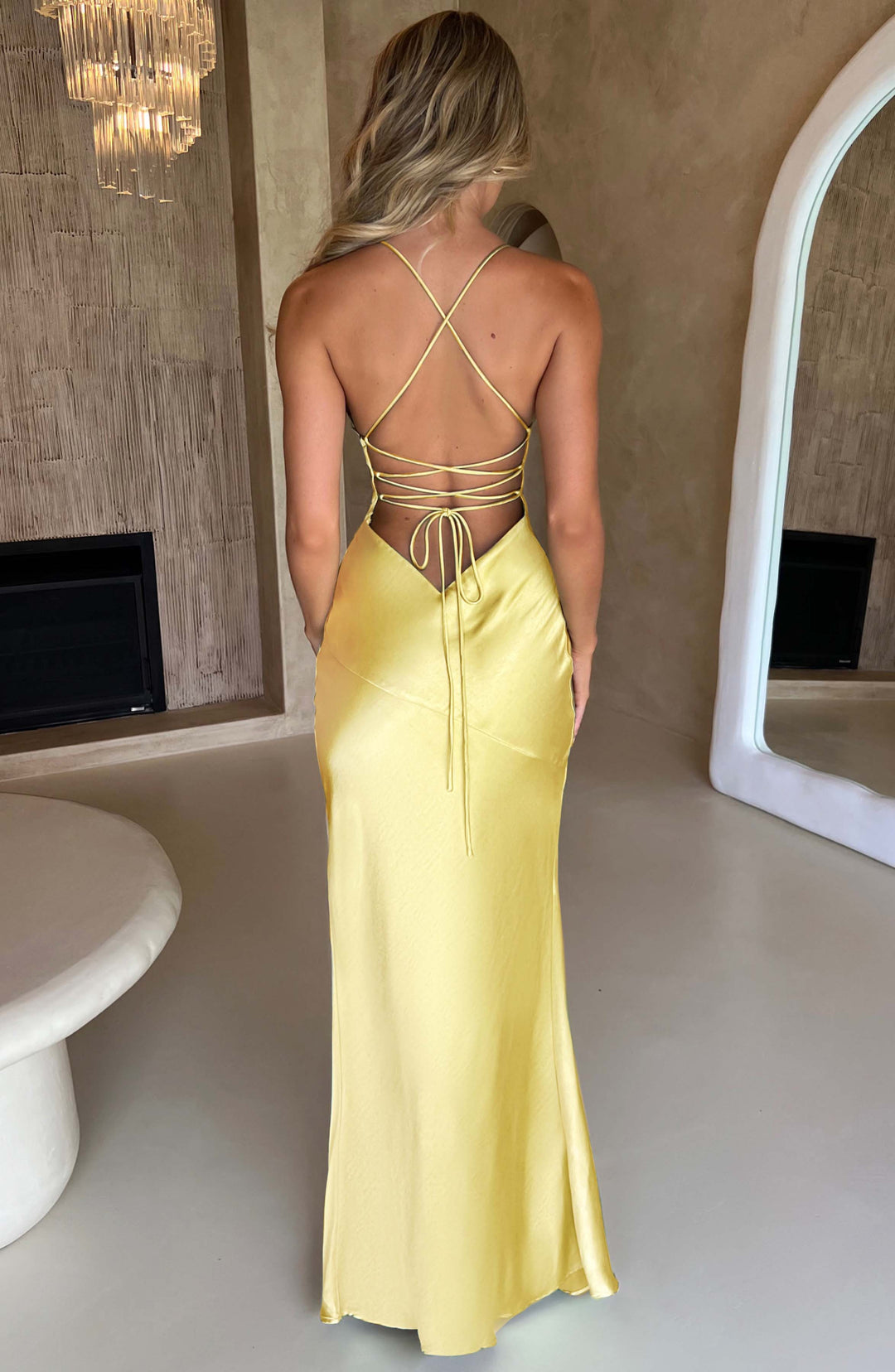 Meliva™ | High Split Maxi Dress